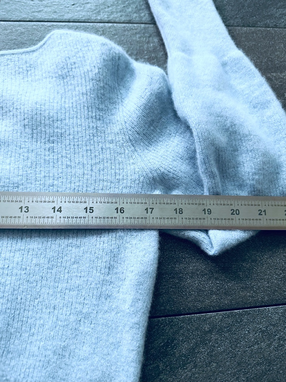 J.Crew Collection 100% Cashmere Cropped Cardigan Women’s XS Light Blue - Picture 11 of 13